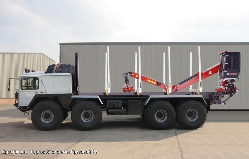МАЗ сортиментовоз 8x8