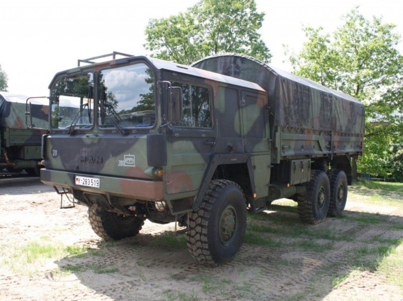 Man 4x4 армейский грузовик
