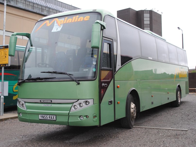 Автобусное шасси Скания с поперечным мотором