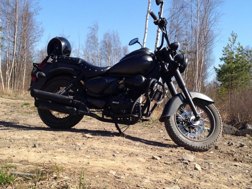 Мотоцикл Велс трофейный