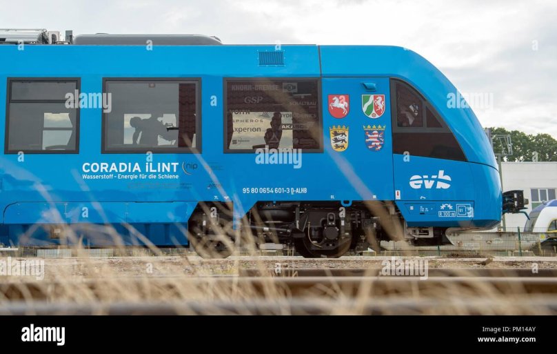 Coradia lint водородный поезд