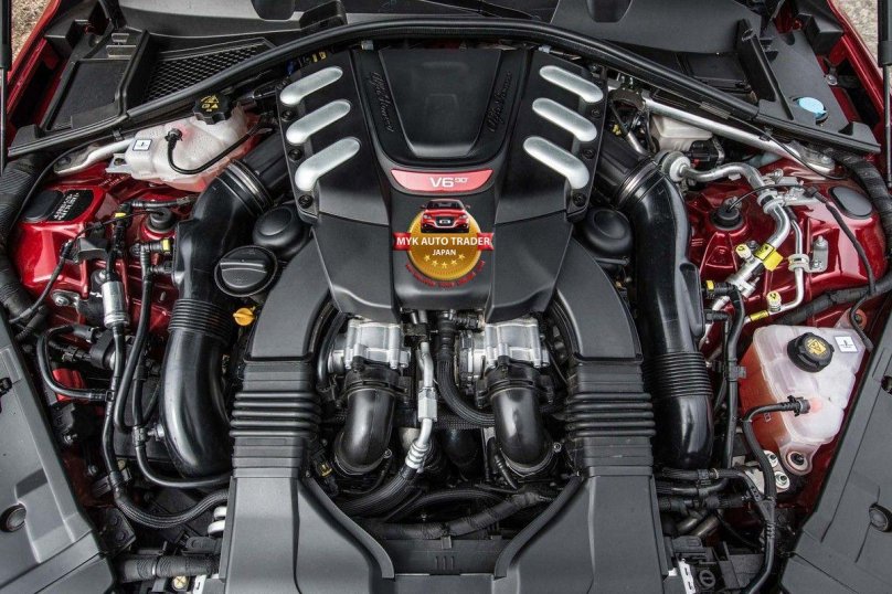 Alfa Romeo Giulia Quadrifoglio двигатель