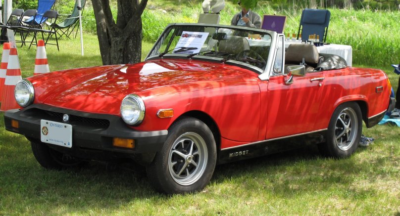 1975 MG midget габариты