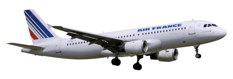 Самолет на прозрачном фоне