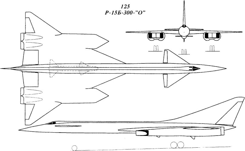 Ту-135 стратегический сверхзвуковой бомбардировщик