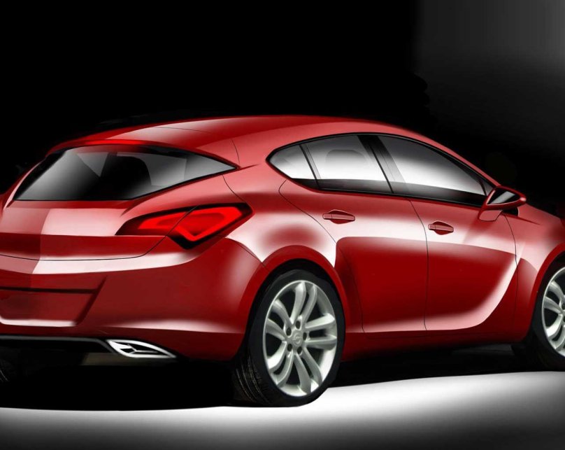 Опель Астра купе 2018 года