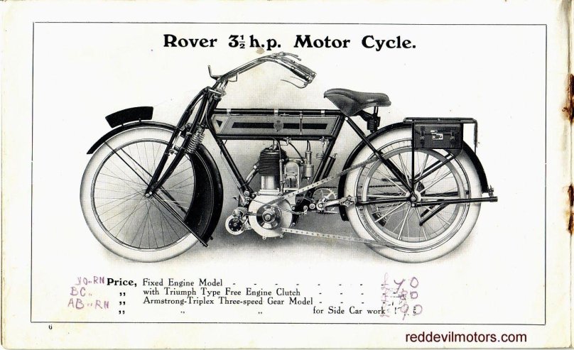 Ровер 1903 мото