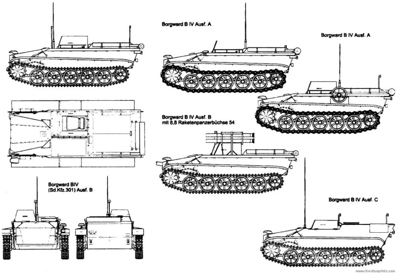 Телетанкетка Borgward-IV SD.KFZ.301