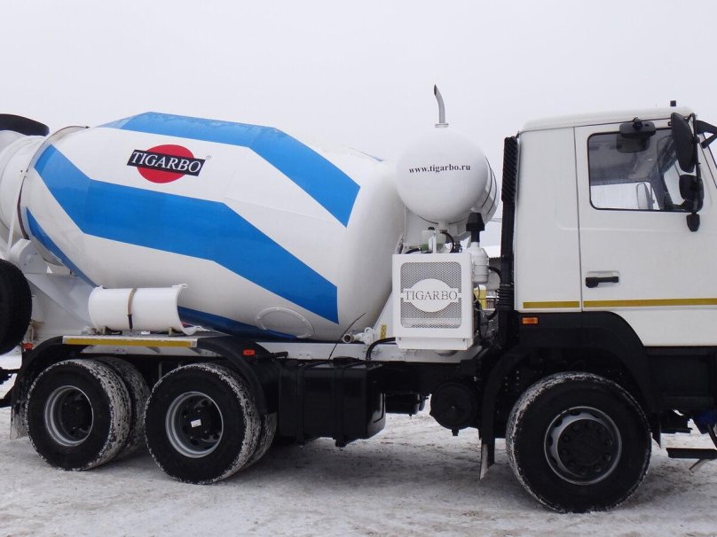 Автобетоносмеситель Tigarbo 9da на шасси МАЗ-6312в5