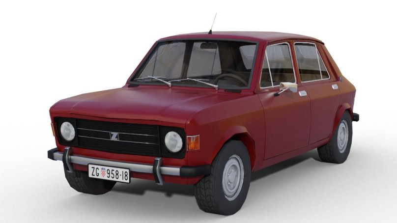 Zastava 101 3d model