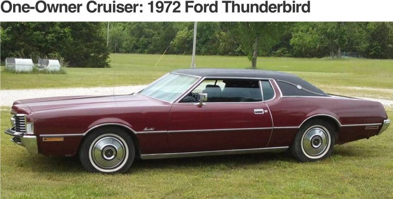 Форд Тандерберд 1972