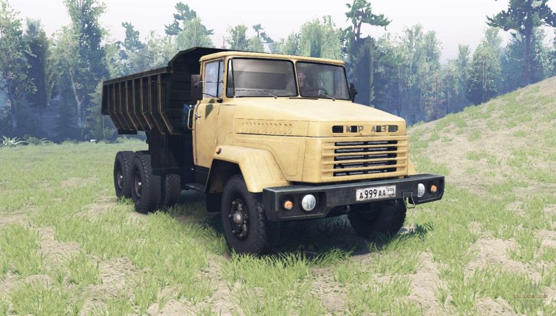 КРАЗ С деревянной кабиной