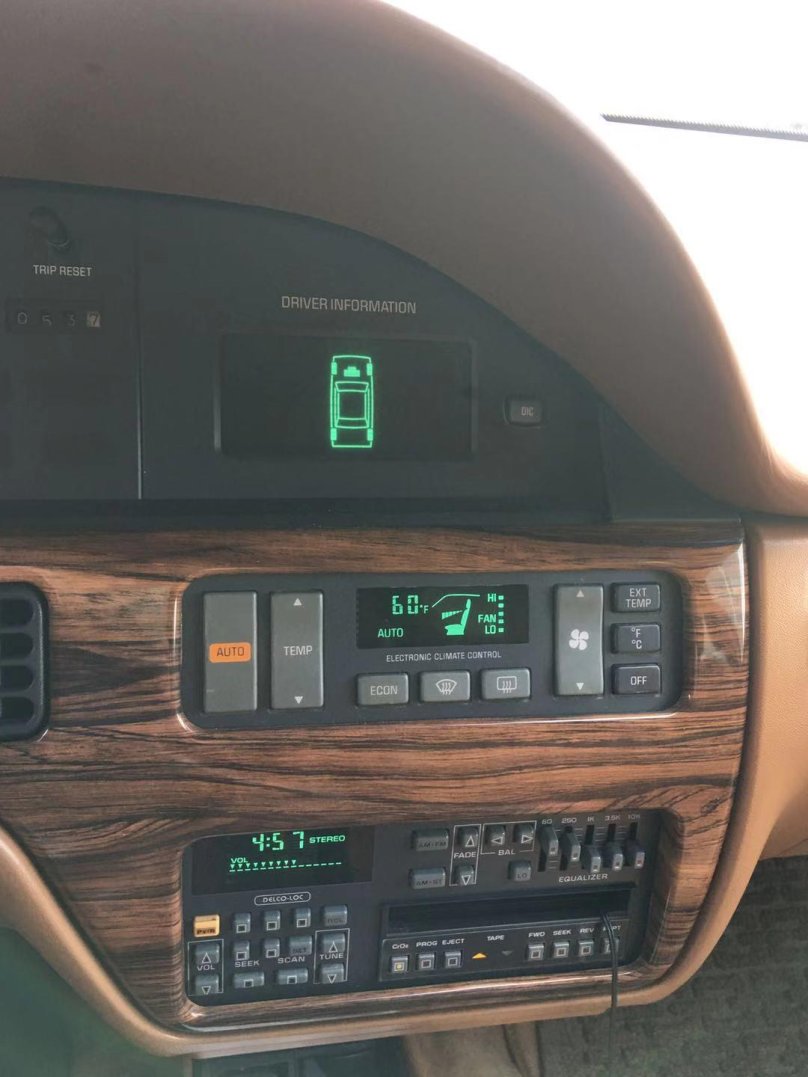 Pontiac Bonneville Interior 1991