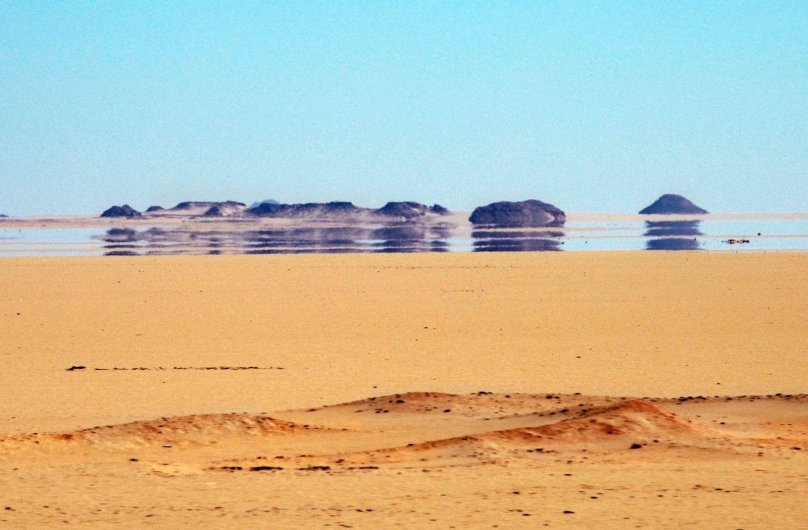 Мираж в пустыне явление