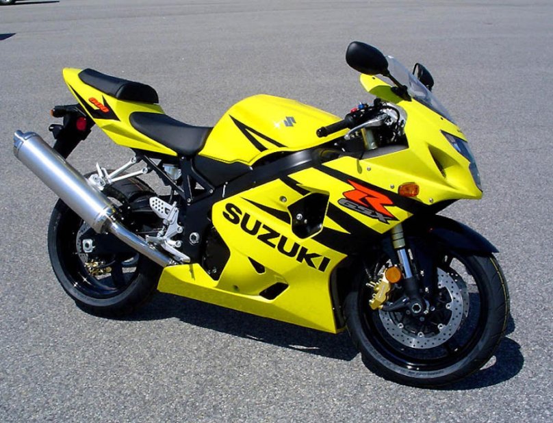 Suzuki GSXR 600 Yellow