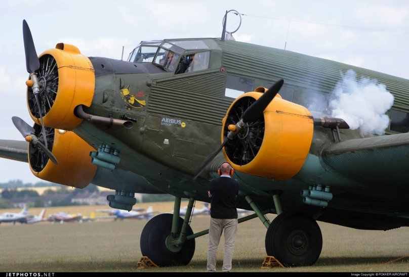 Немецкий транспортный самолет Junkers ju-52