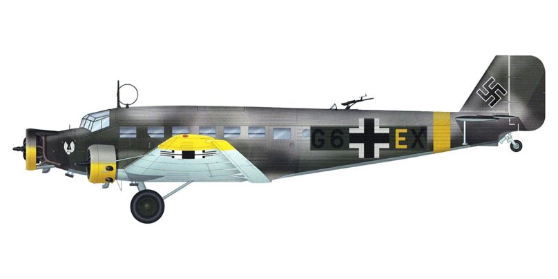 Немецкий самолет Junkers ju-52