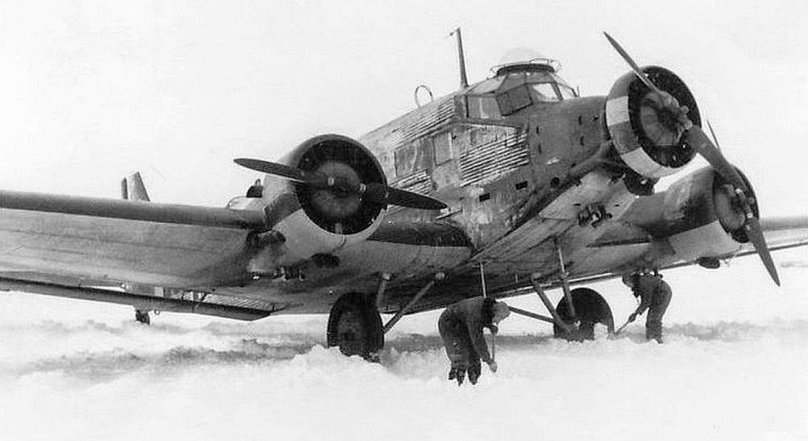 Ju52 самолет Luftwaffe