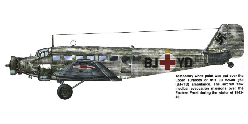 Немецкий самолет Junkers ju-52