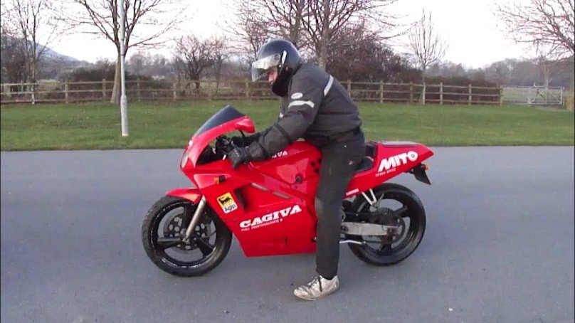 Cagiva Mito 125 серый