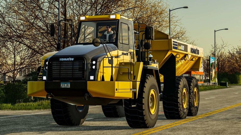 Сочлененный самосвал Комацу нм400