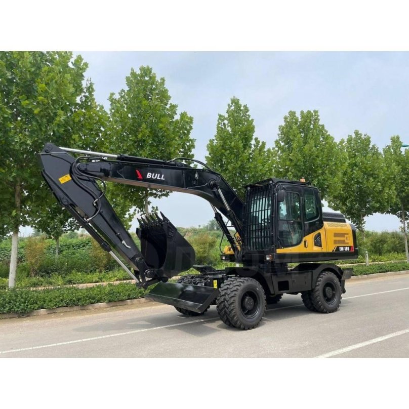 Экскаватор погрузчик bull