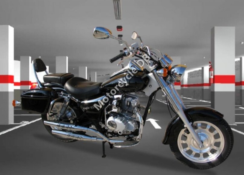 Крузер мото с рядным двигателем