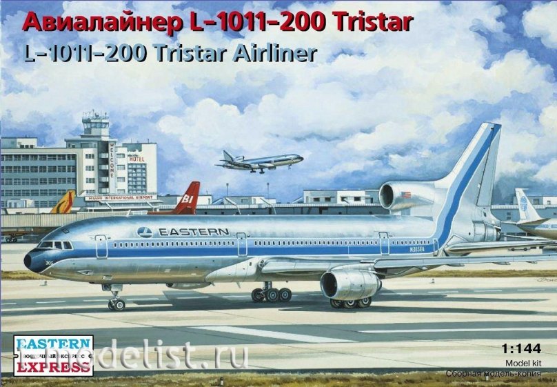Модель самолёта Lockheed l-1011 Tristar 1/200