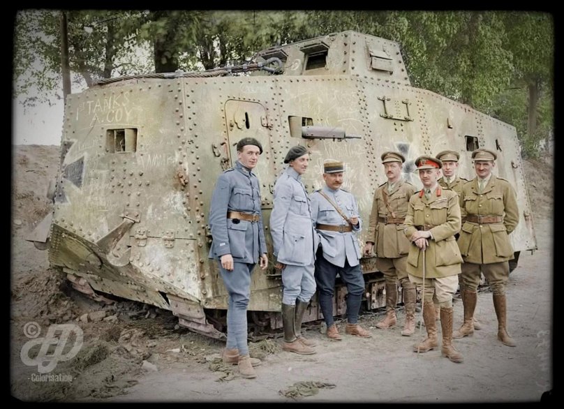 Немецкий танк первой мировой войны a7v