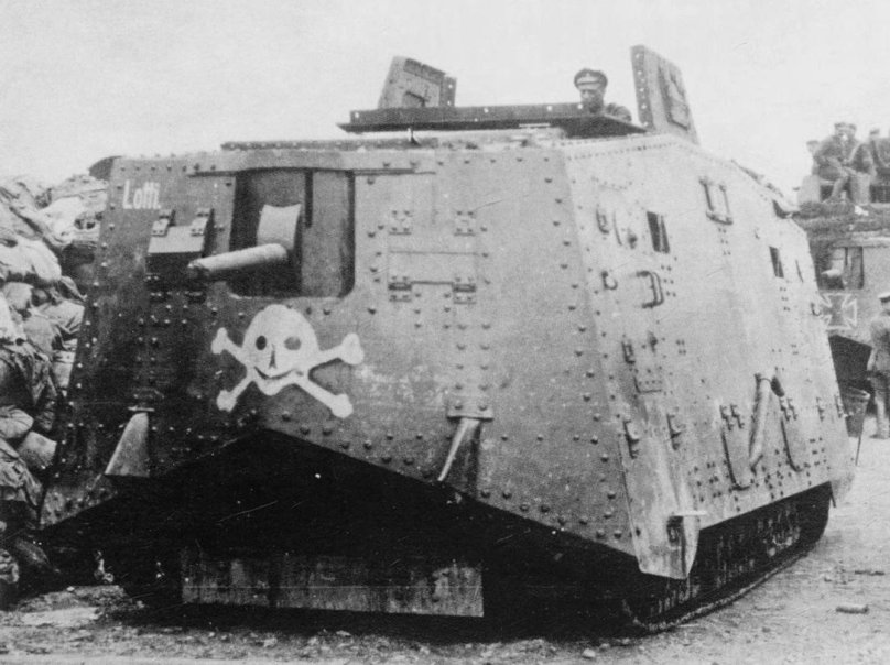 Немецкий танк первой мировой а7v