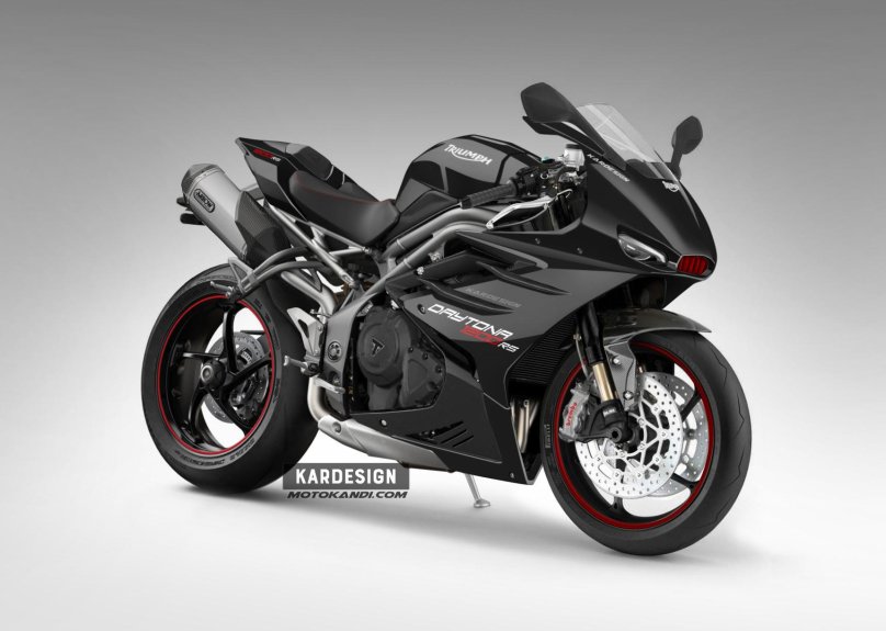 Триумф Дайтона сзади