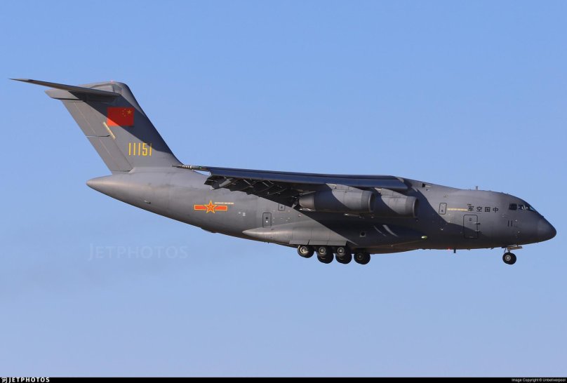 Военно-транспортный самолет Xian y-20