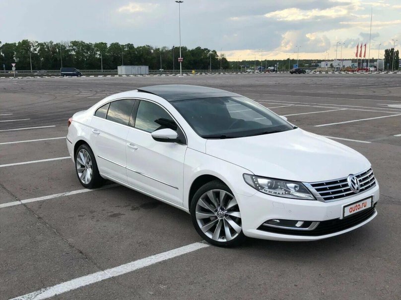 Пассат СС белый