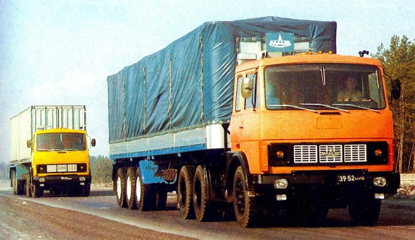 МАЗ-6422 С полуприцепом