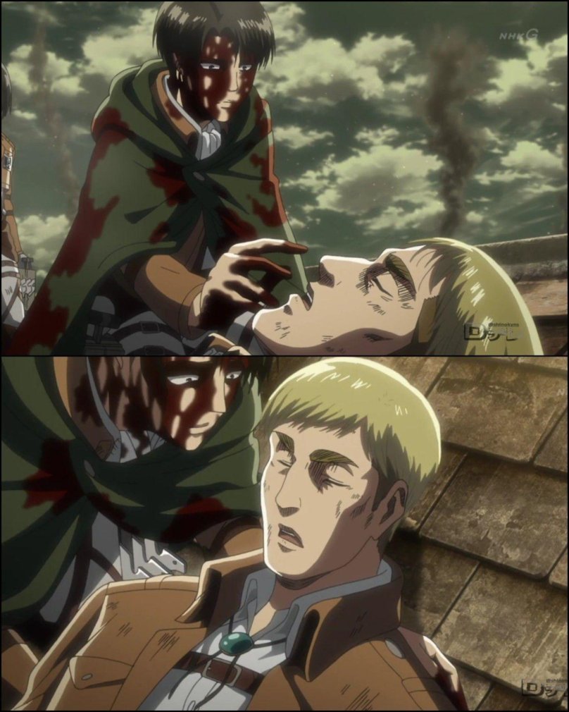 Эрвин Смит атака титанов смерть