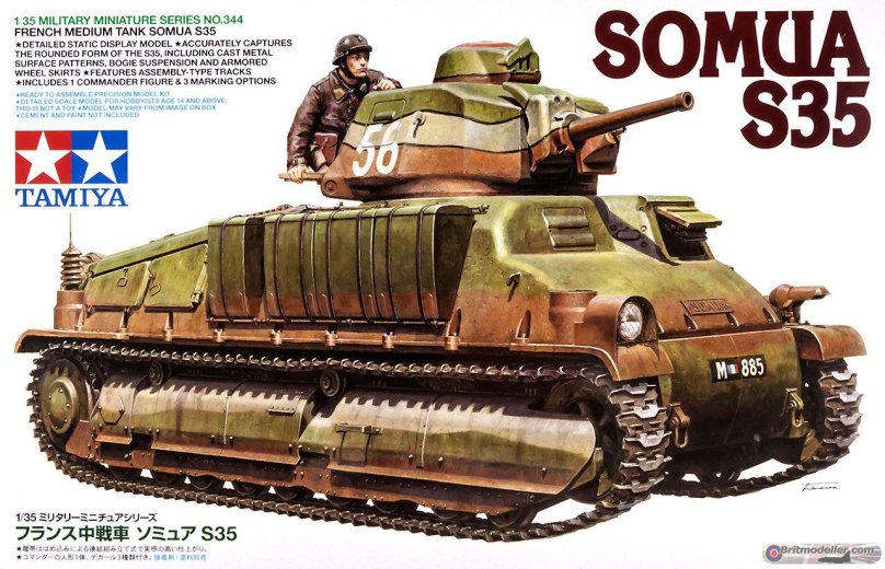 Somua s35 Tamiya