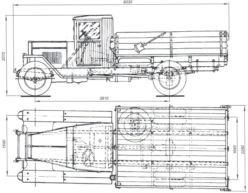 Чертеж Урал-355м
