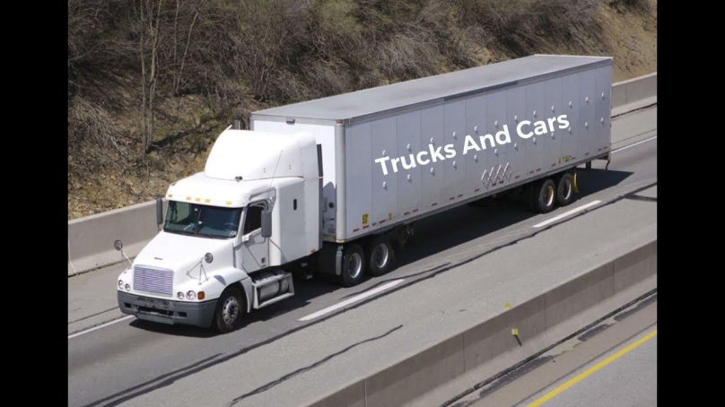 Белый грузовик