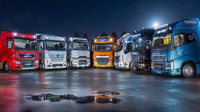 Грузовые автомобили ман Даф Вольво