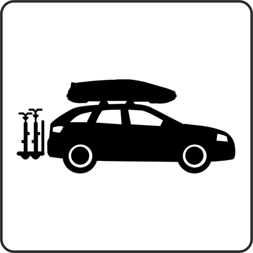 Багажник на крышу иконка