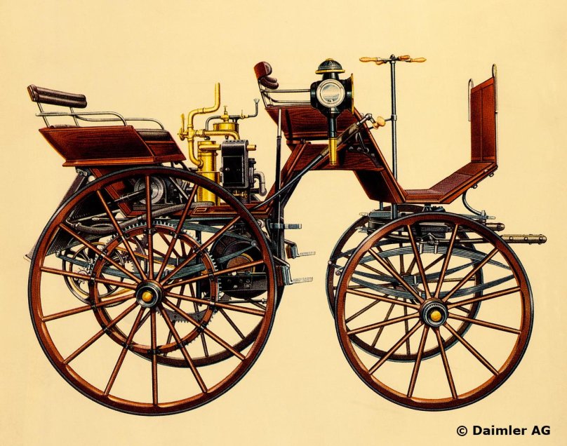 Первый автомобиль Готлиба Даймлера