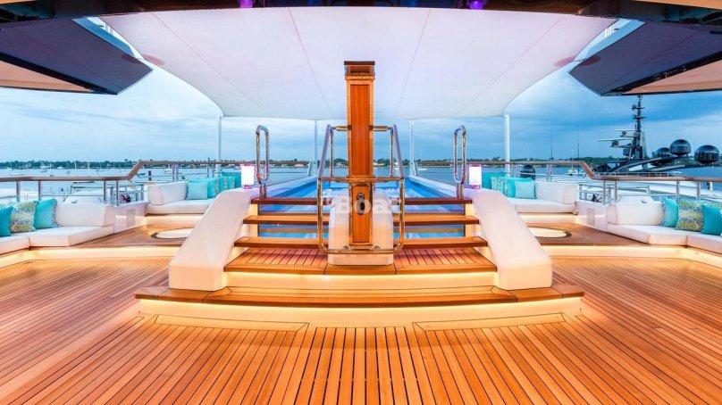 Мега яхта вид сверху