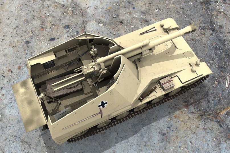 Самоходка Wespe