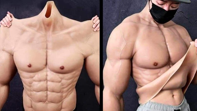 Костюм накаченного тела