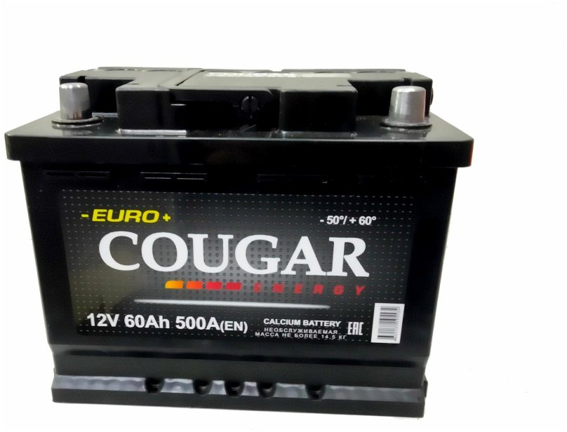 Аккумулятор cougar 60