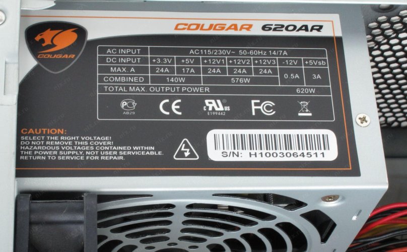 Корпус Ascot 6zra-b 620w Black