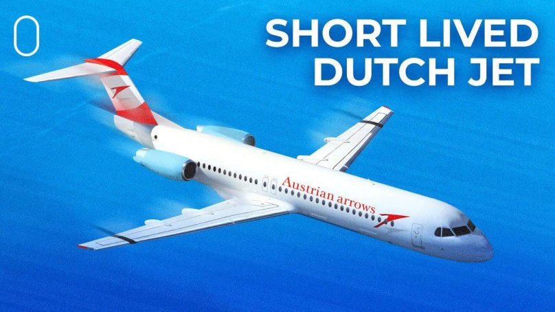 Fokker 100 самолет