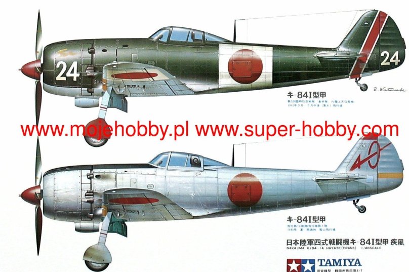 Nakajima ki-84 Hayate “Frank” Tamiya 1/48