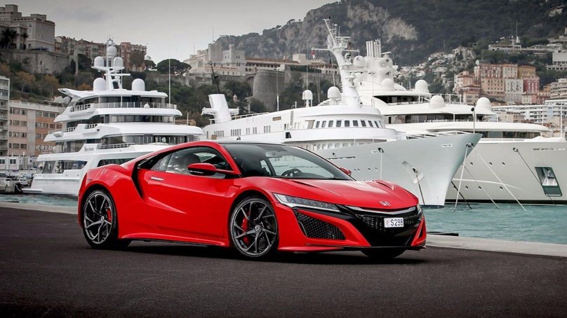 Honda NSX зеленая
