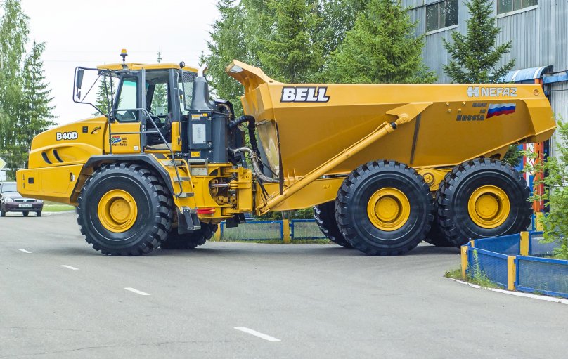 Bell карьерный самосвал b40d